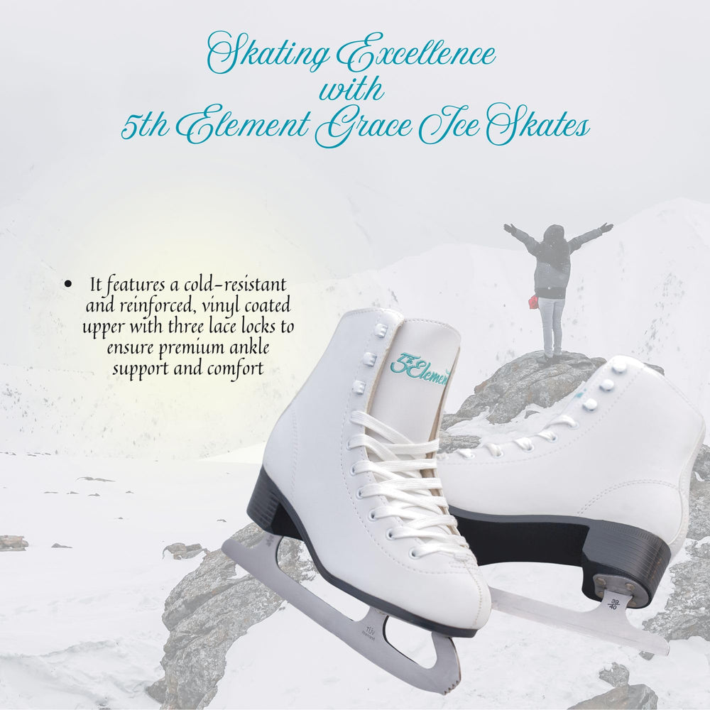 5th Element Grace on-ice lifestyle shot showing confidence and control