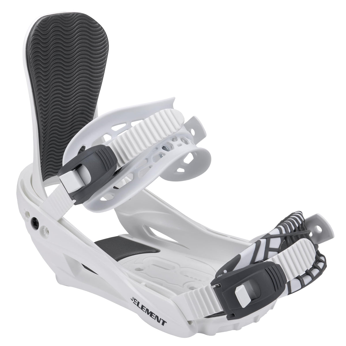 5th Element Summit Stealth front view showing binding shape and support