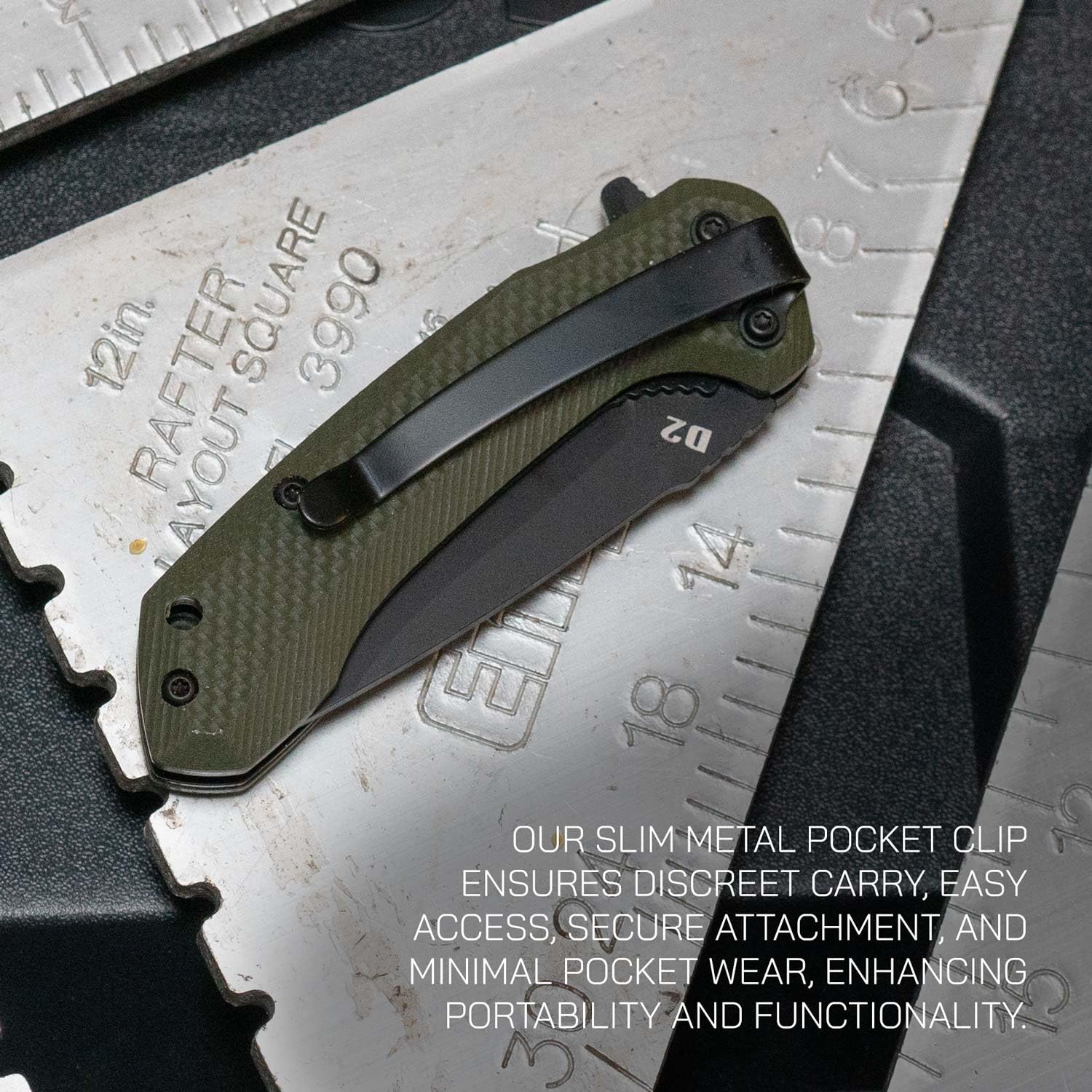 704 Gear Trailblazer reversible pocket clip left-side carry for discreet everyday convenience