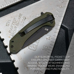704 Gear Trailblazer reversible pocket clip left-side carry for discreet everyday convenience