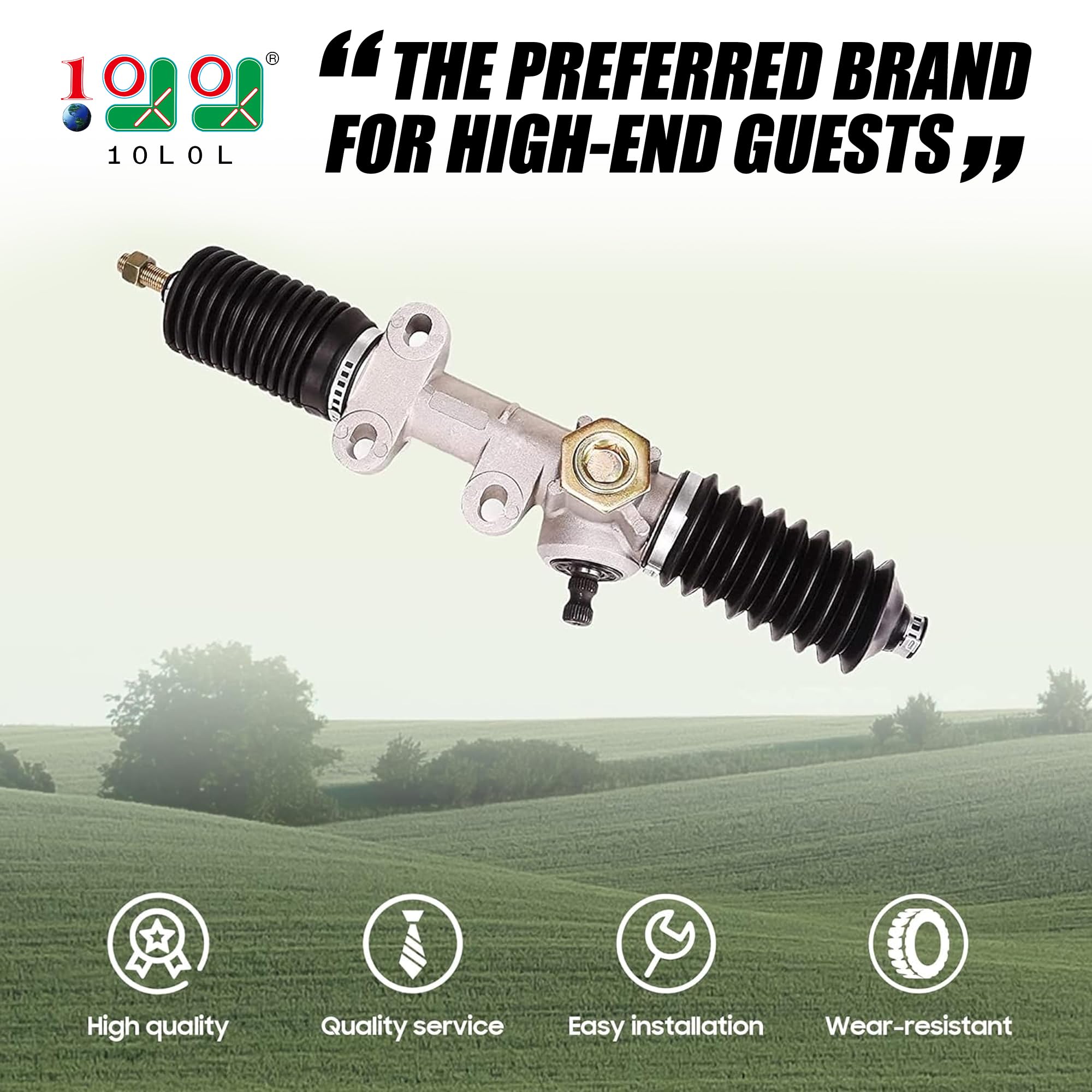 9.99WORLD MALL side profile of gear box highlighting durable corrosion-resistant finish