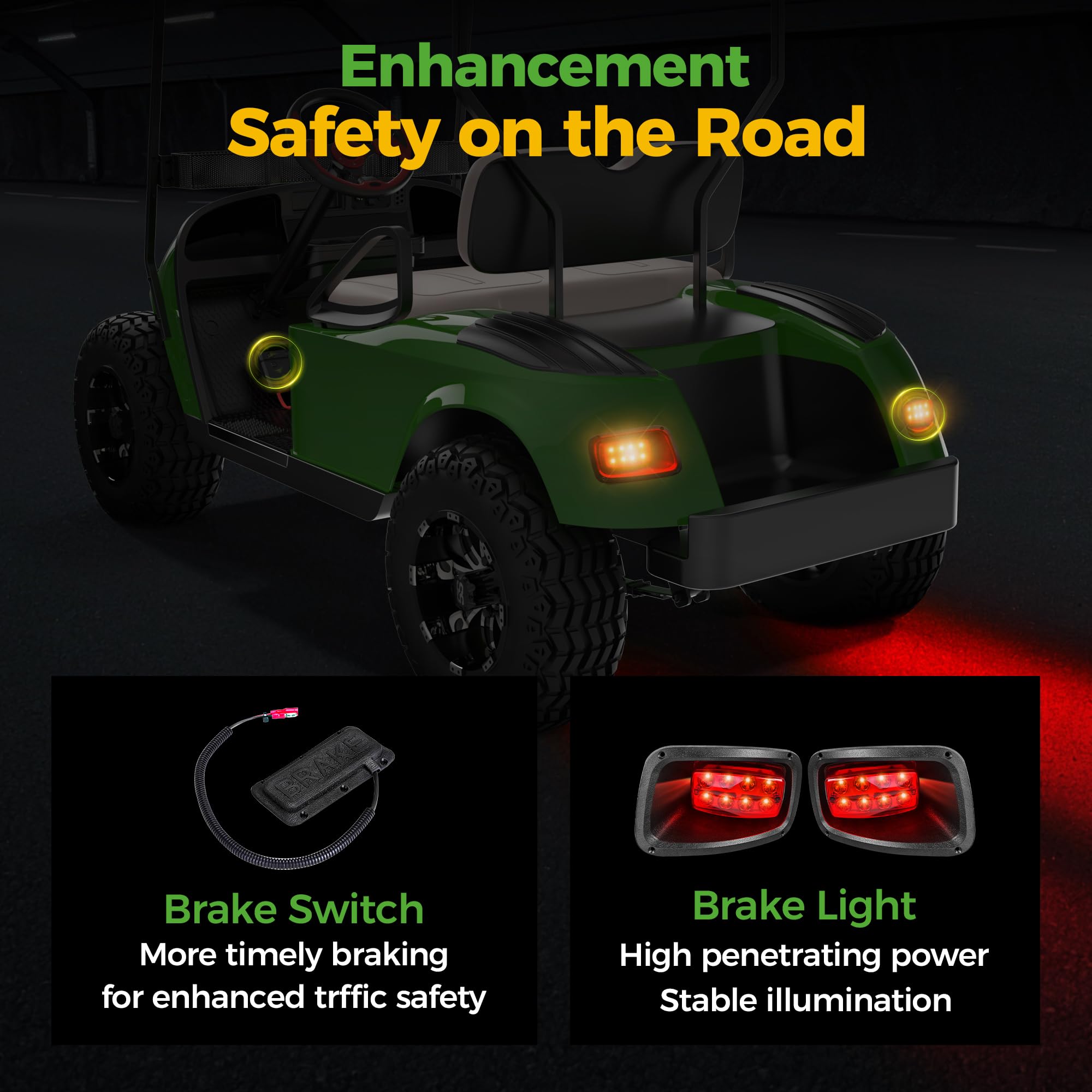 9.99WORLD MALL smart brake pedal switch detail ensuring responsive braking signals
