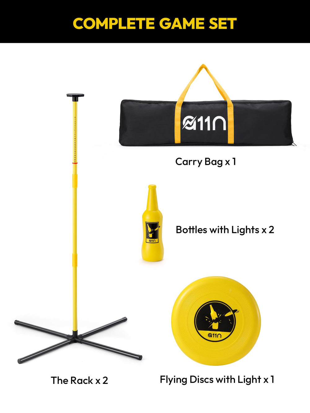 A11N SPORTS weighted base next to ruler showing stable setup on hard surfaces