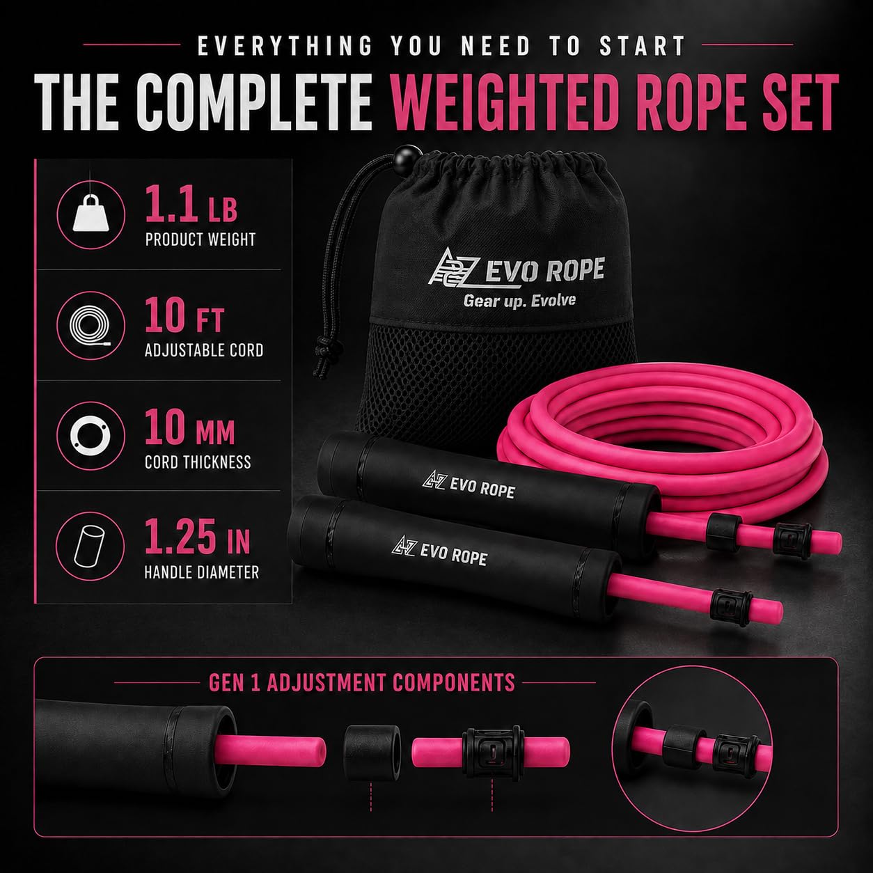 Person using A2Z Evo Rope outdoors demonstrating full-body conditioning on-the-go