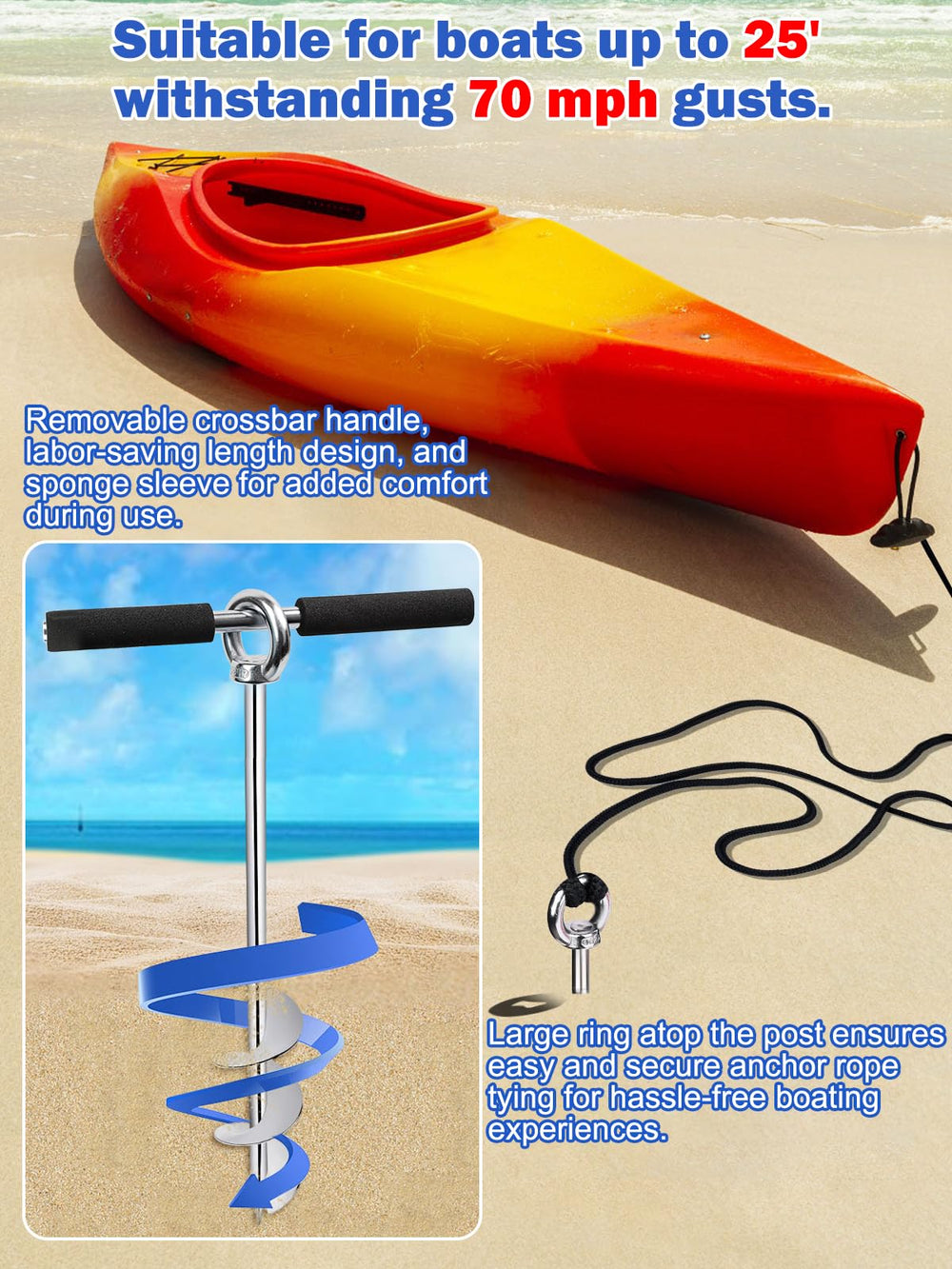 Abimars packaged kit with anchor, line and float for ready-to-go convenience