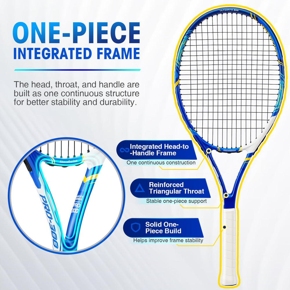 AboveGenius non-slip grip and included overgrip showing secure hold and comfort