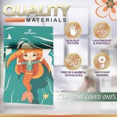 ABTECH mermaid mat texture close-up showing non-slip grip for stable poses
