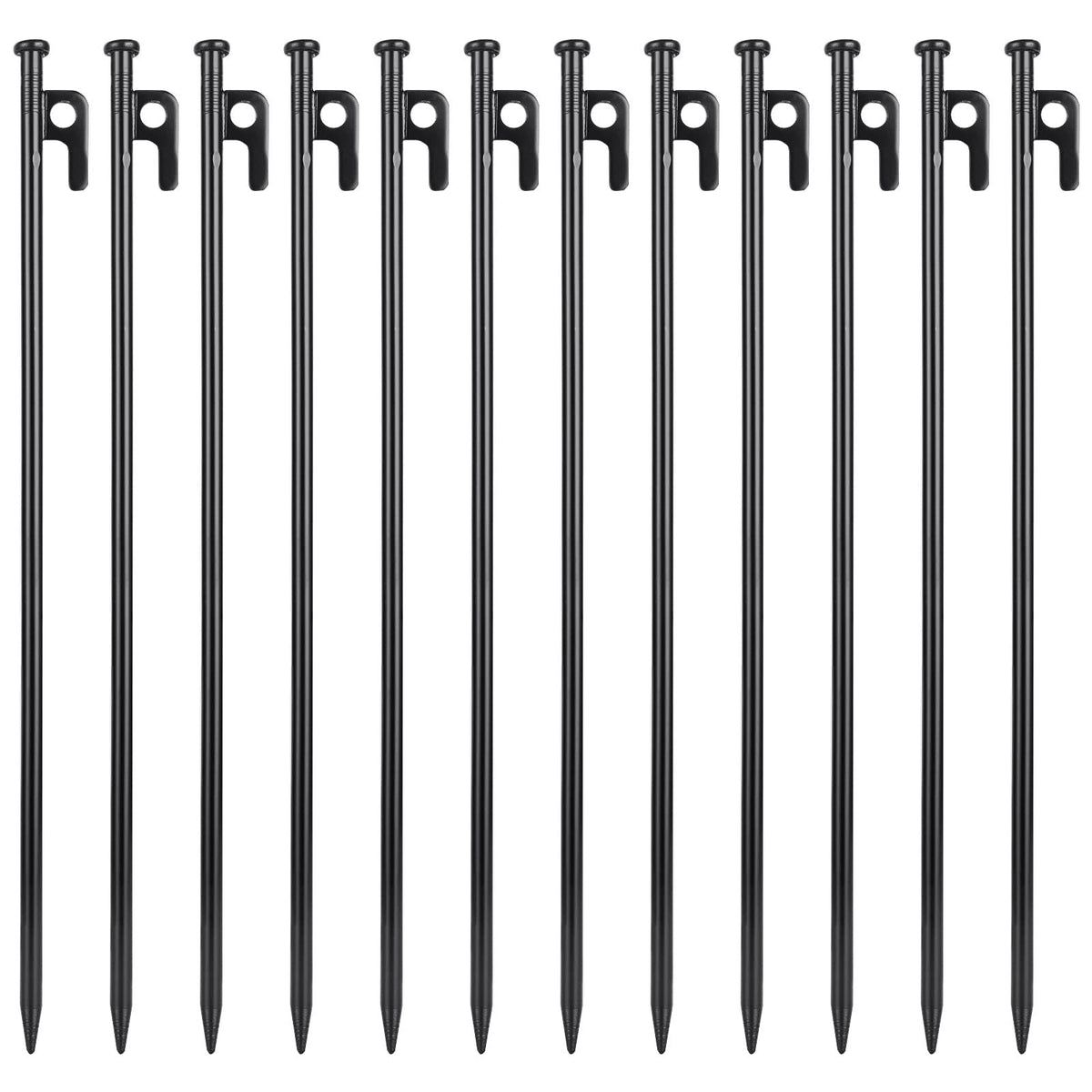 ABuff front packaging showing 12 stakes and durable design benefit