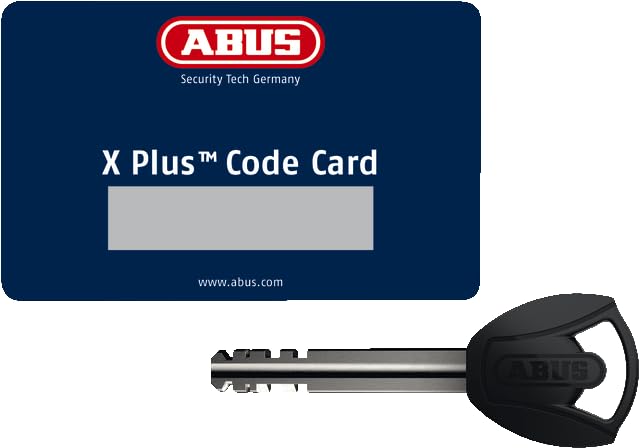 ABUS Bordo Granit bracket with illuminated key and code card for convenient replacement benefit
