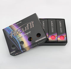 ACCUFLI Max Soft dimple and matte texture close-up highlighting aerodynamic design and feel