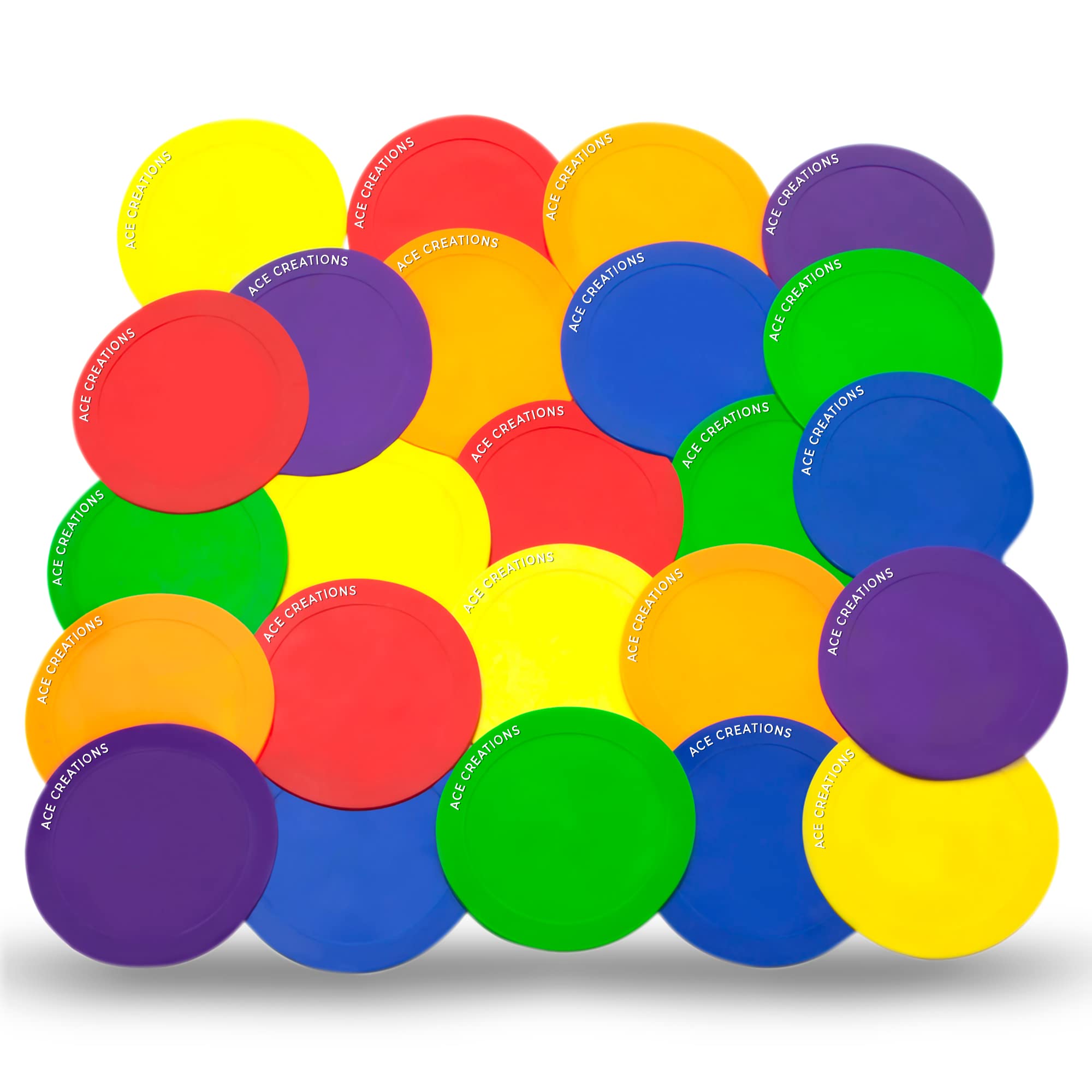 Ace Creations preschool setup with markers for games showing safe, low-profile activity zones