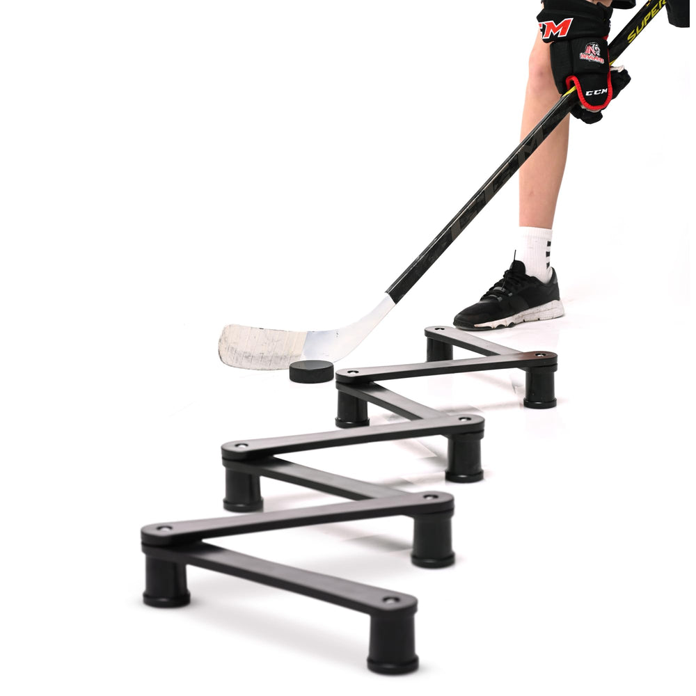 ACE HOCKEY Snake 7 folded compact for transport and quick storage between sessions