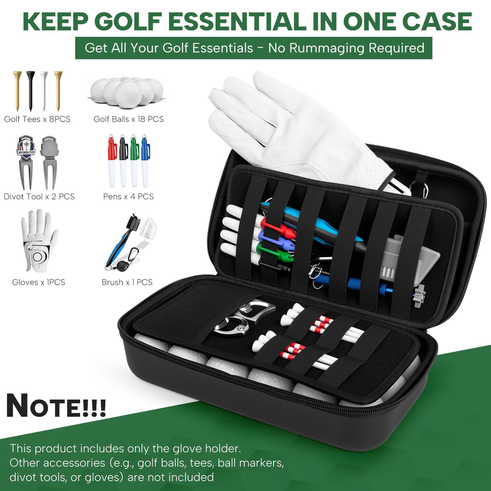 Acebirdie clipped to a golf bag for quick access and hands-free transport
