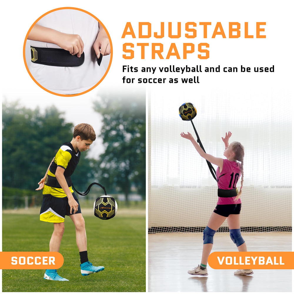 ACELETIQS trainer in use with athlete practicing spiking for repeated reps
