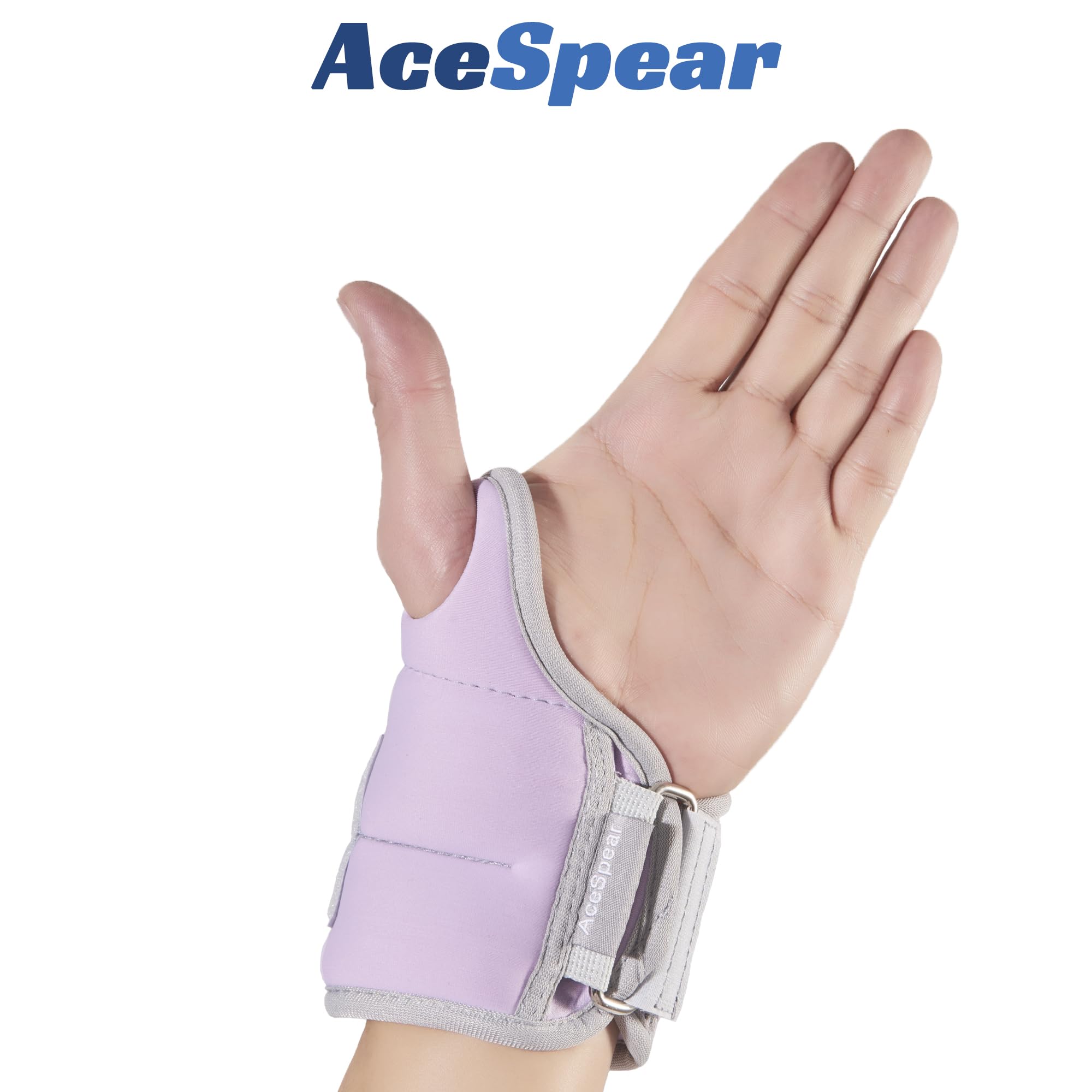 AceSpear size comparison with hand showing scale and low-profile portability benefit