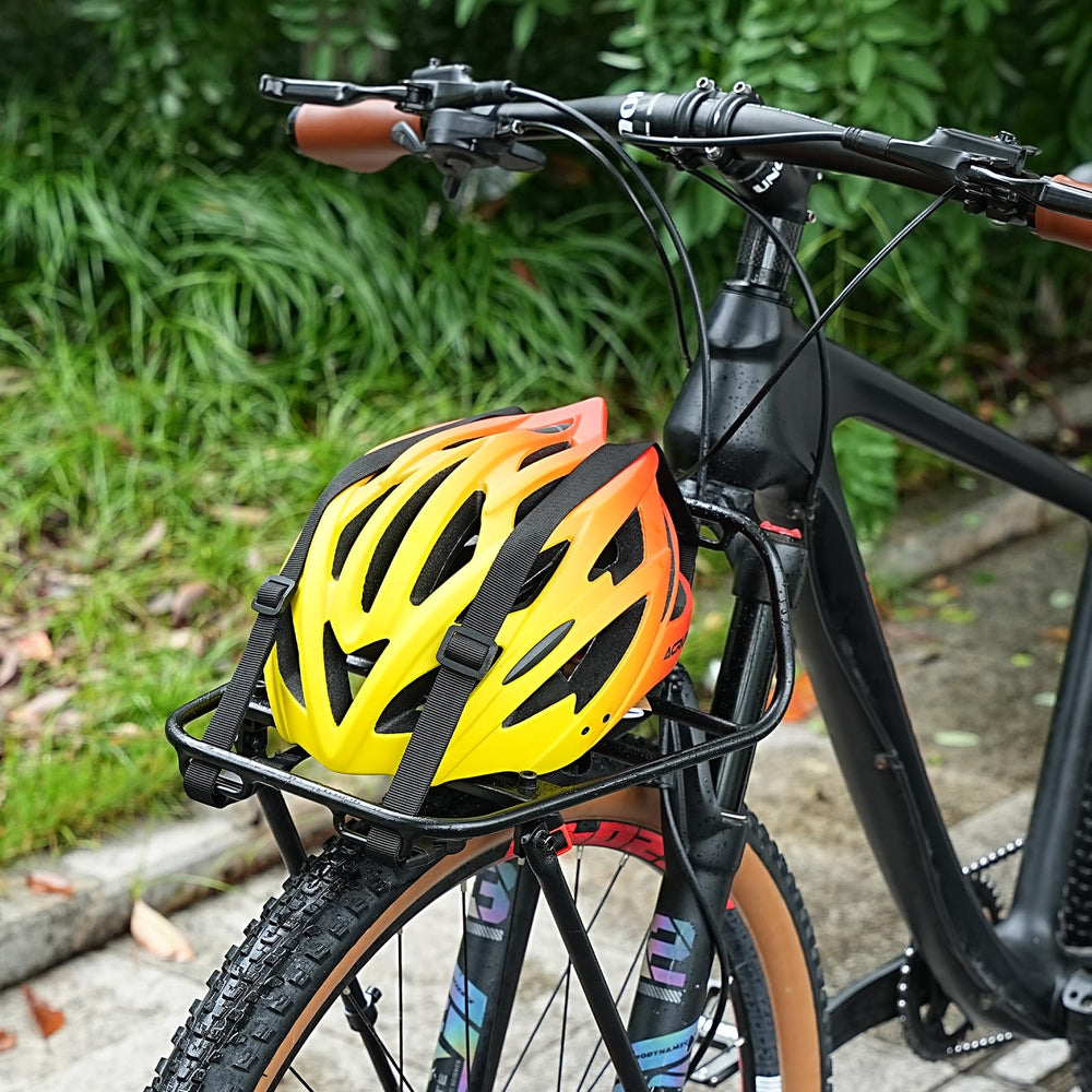 ACRUNU installed on a road bike showing fit on 700c wheel and secure mounting benefit