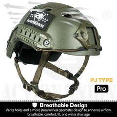ACTIONUNION helmet interior EPP pads close-up for customizable cushioning