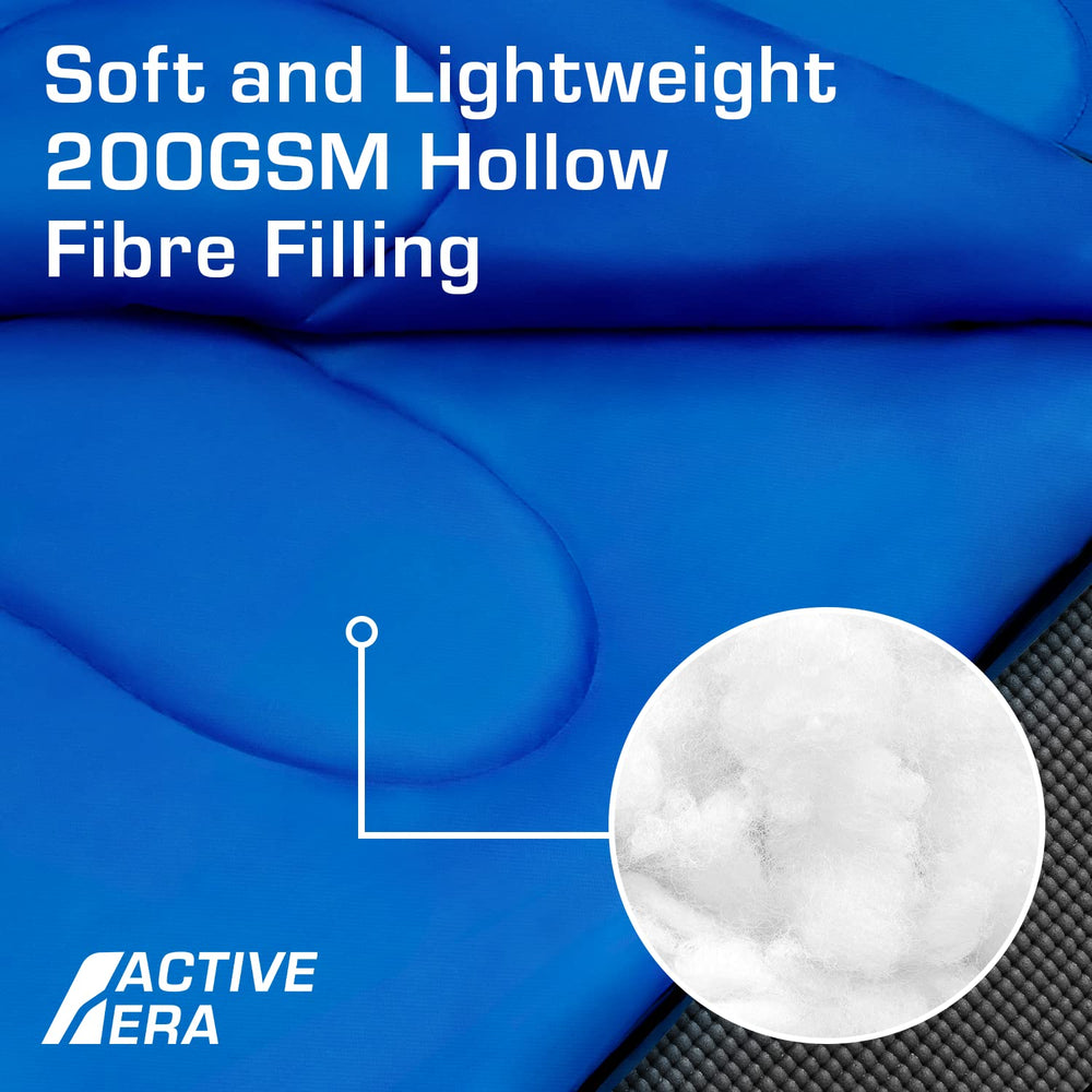 Active Era fabric close-up showing 190T polyester shell and tear resistance benefit