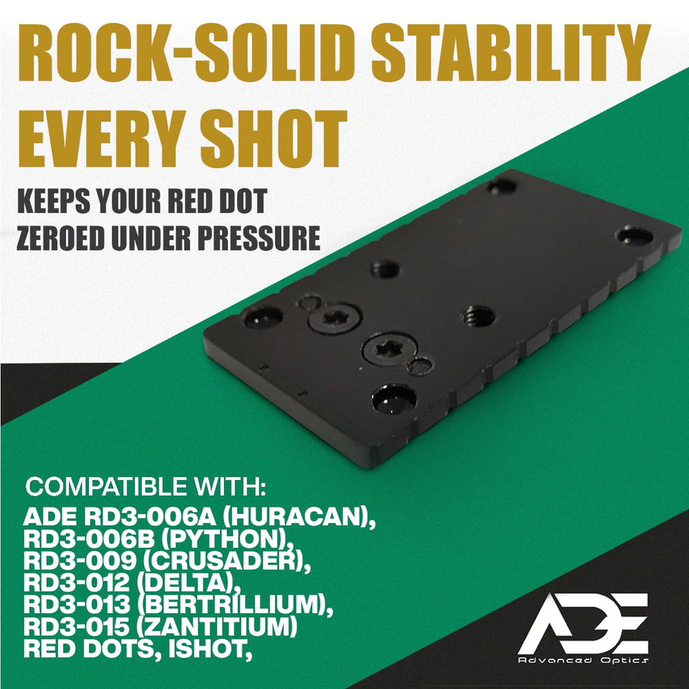 Ade Advanced Optics plate with Vortex Venom installed showing ready‑to‑use sighting solution