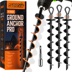 Adventure Seeka front packaging showing 4-pack heavy duty anchors and driver