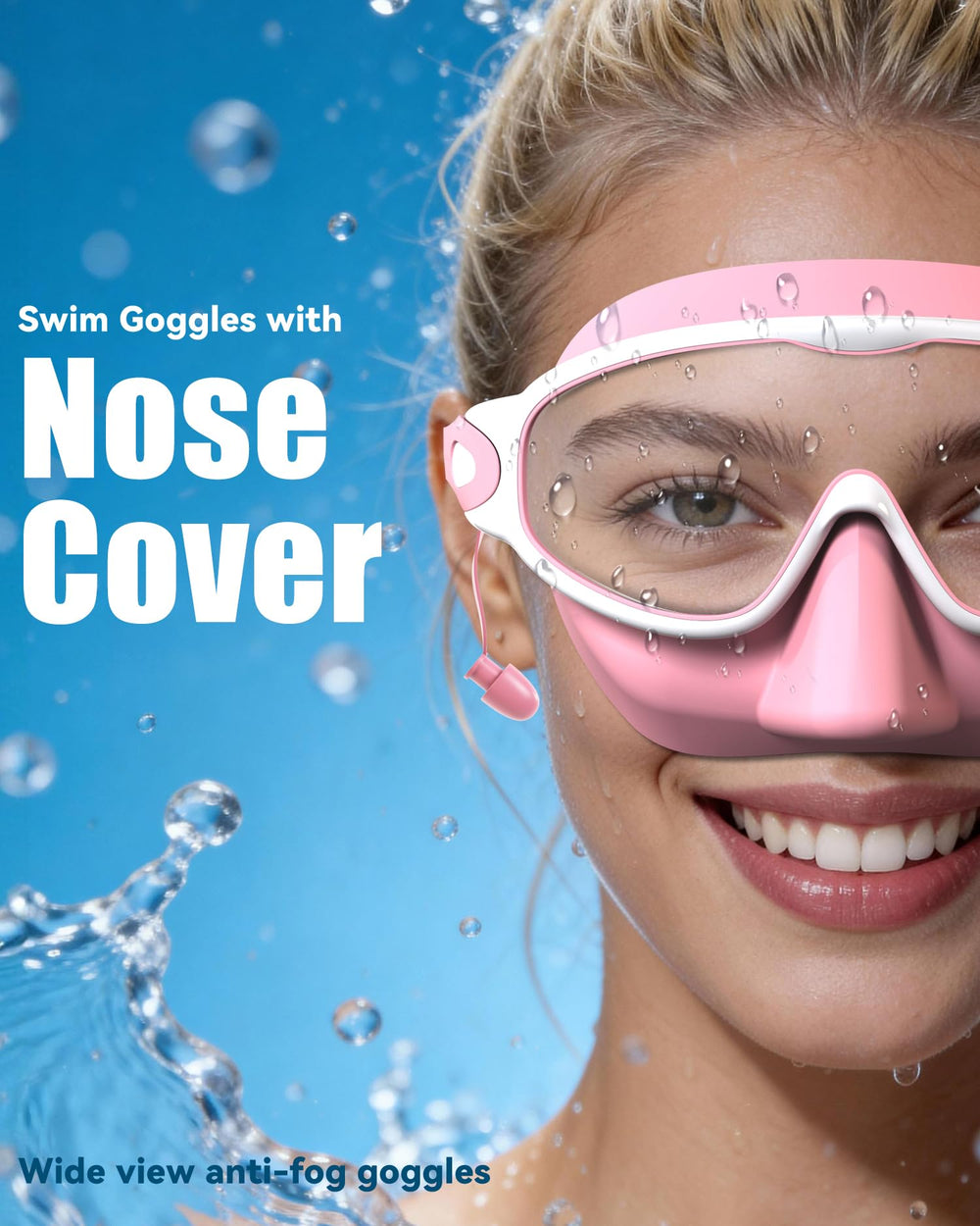 Aegend close-up of soft silicone nose cover highlighting comfortable seal