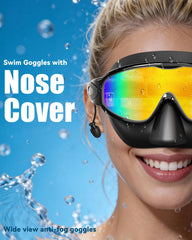 Aegend close-up of soft silicone nose cover, comfortable leak-resistant fit