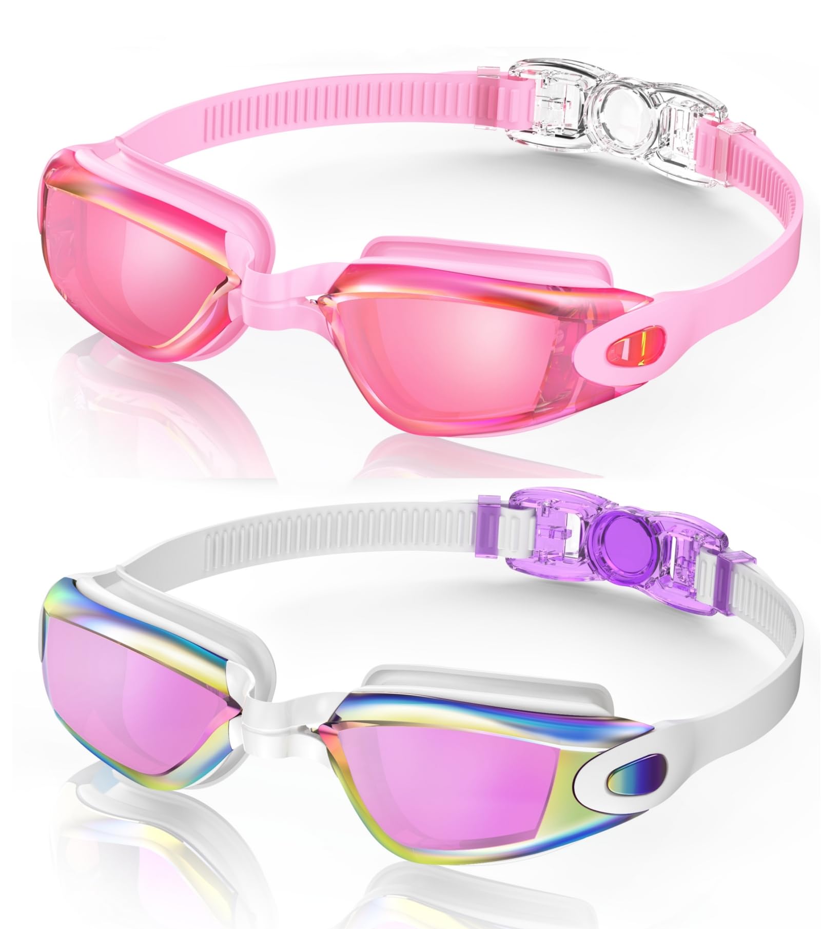Aegend front view showing two-pack goggles and cases, protective set