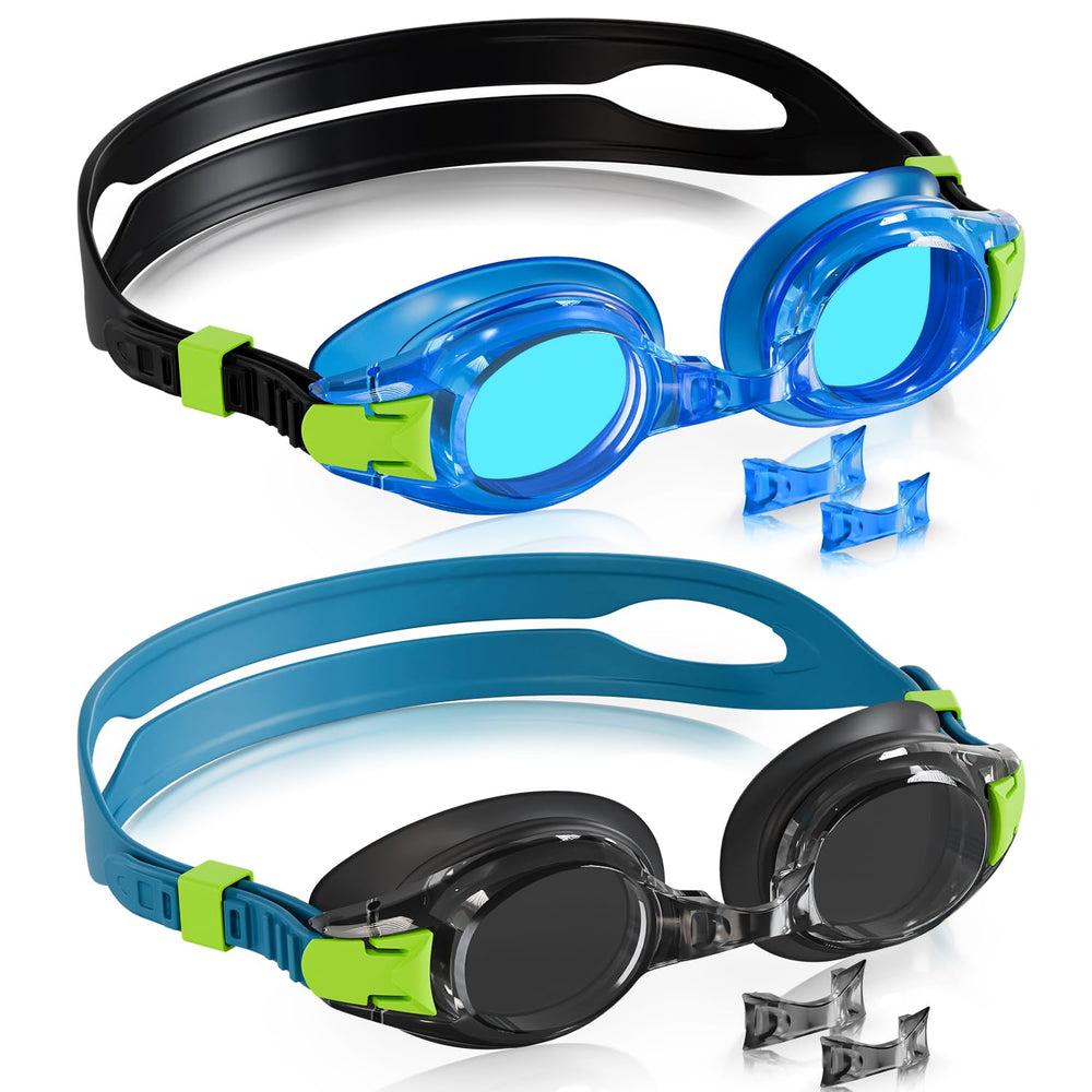 Aegend front packaging showing two-color goggle set and cases for easy storage