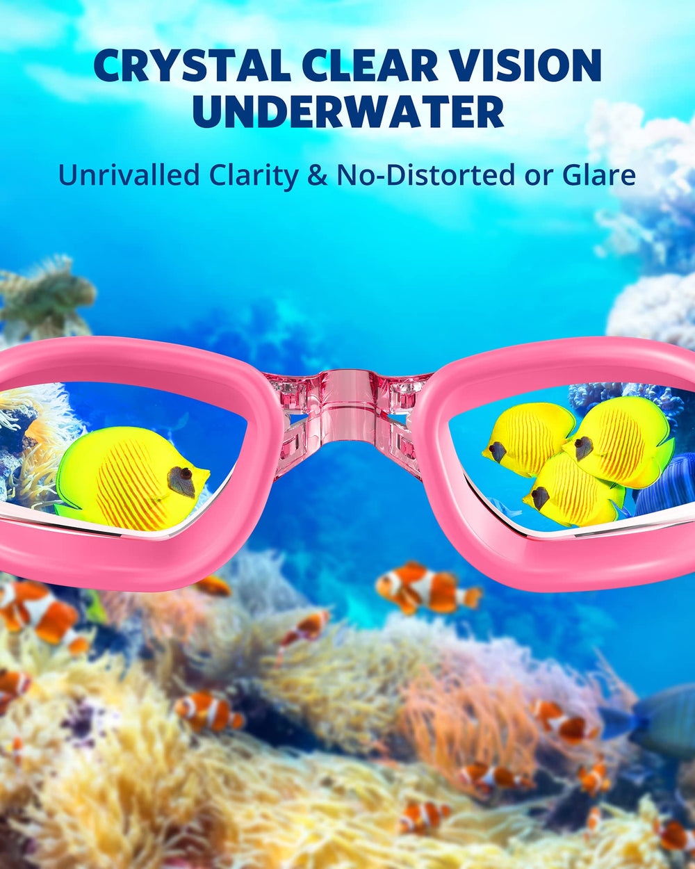 Aegend hard protective case keeping goggles scratch-free between swims