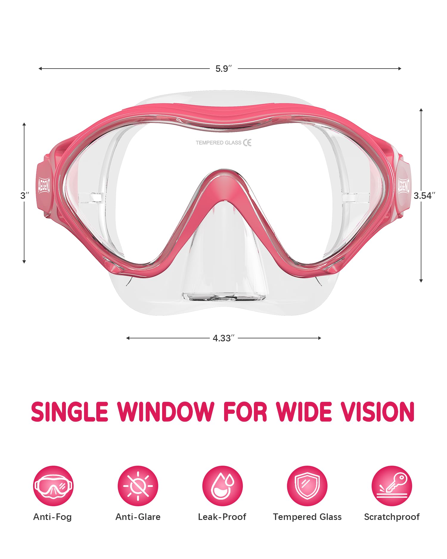 Aegend soft silicone nose cover detail showing gentle seal and comfort