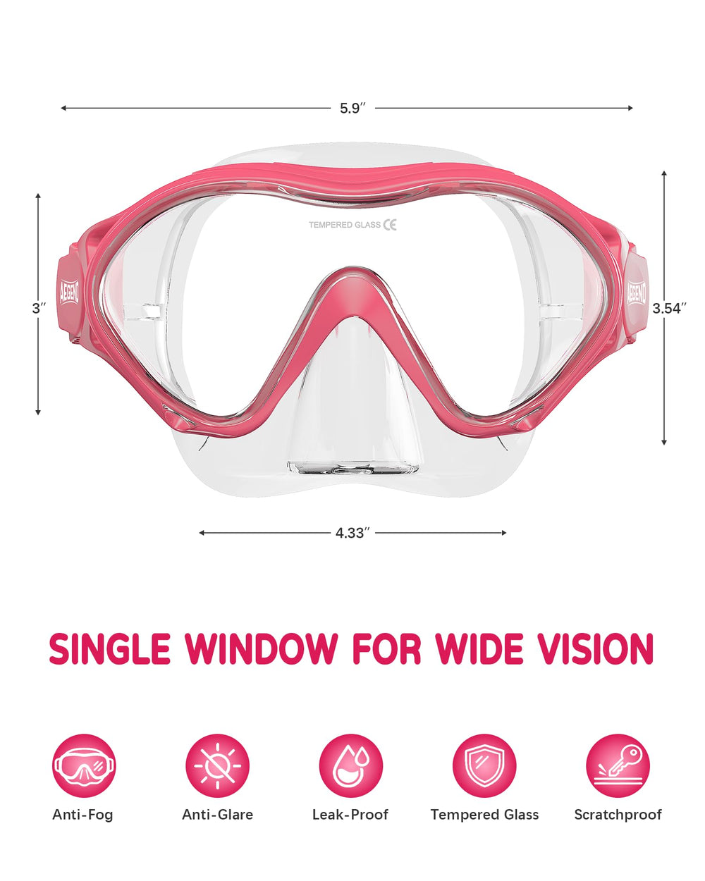 Aegend soft silicone nose cover detail showing gentle seal and comfort