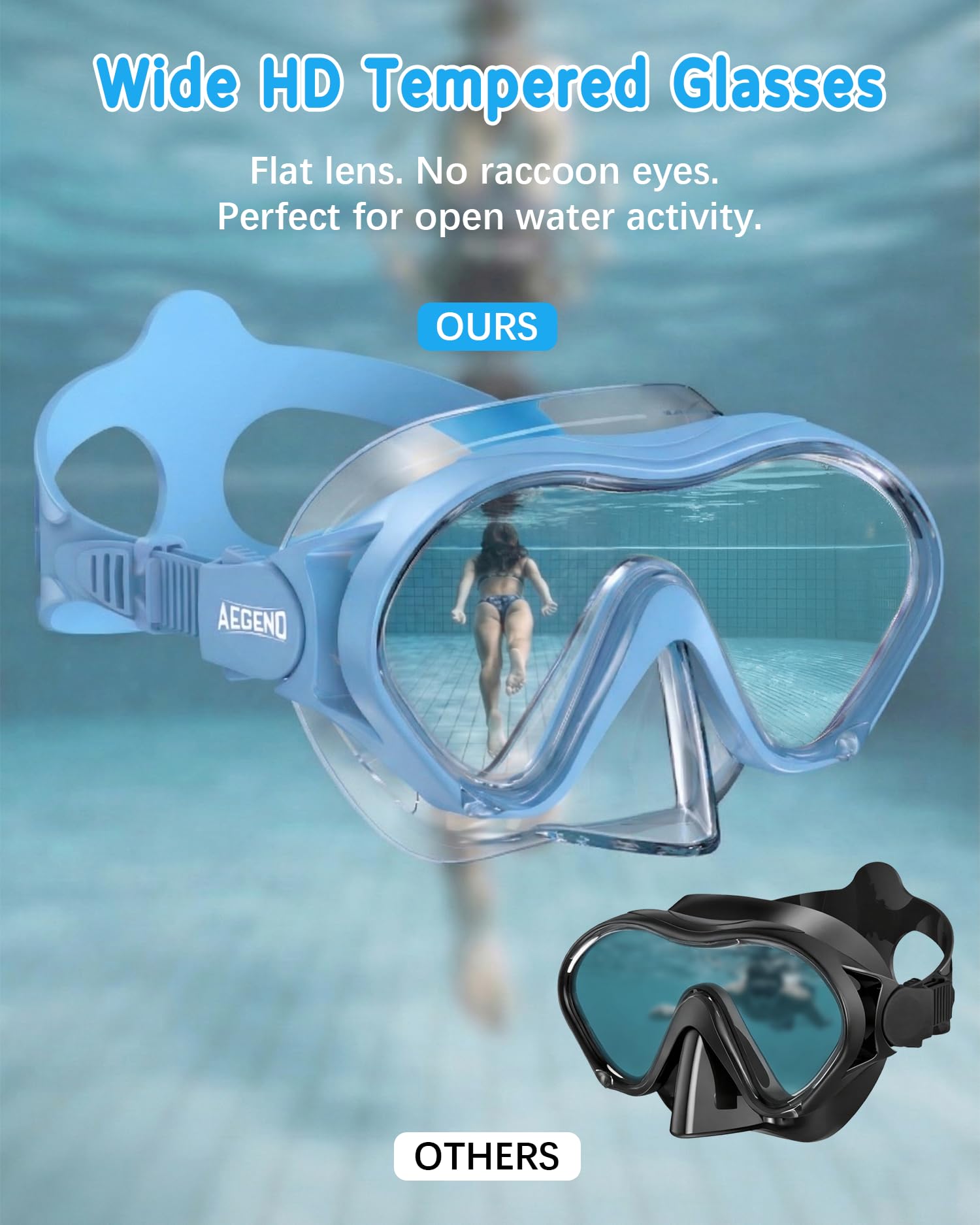 Aegend storage pouch with goggles illustrating protected transport and longevity