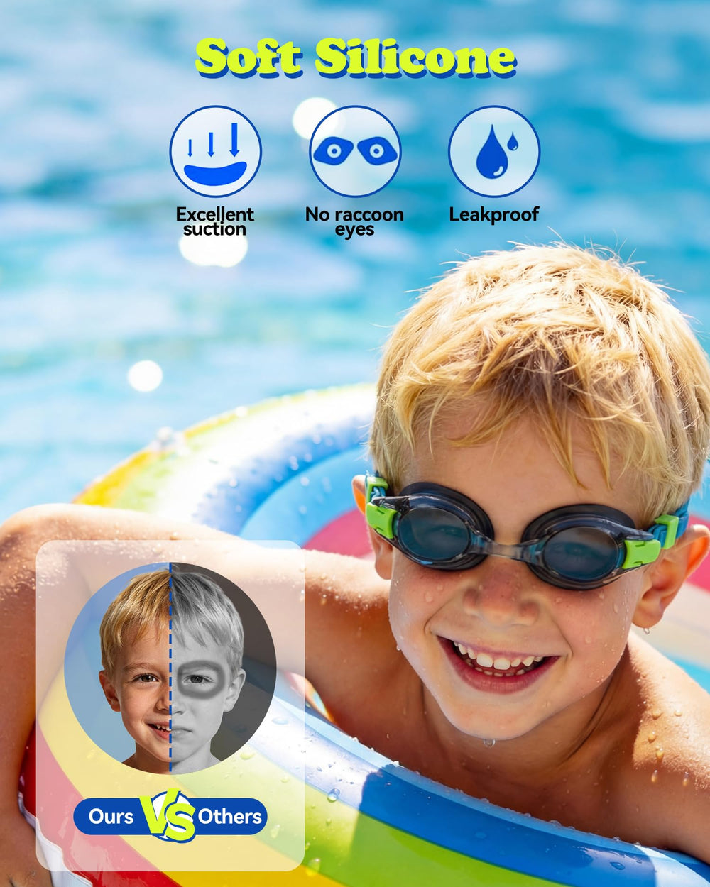 Aegend quick-adjust strap and clasp detail for easy child adjustment