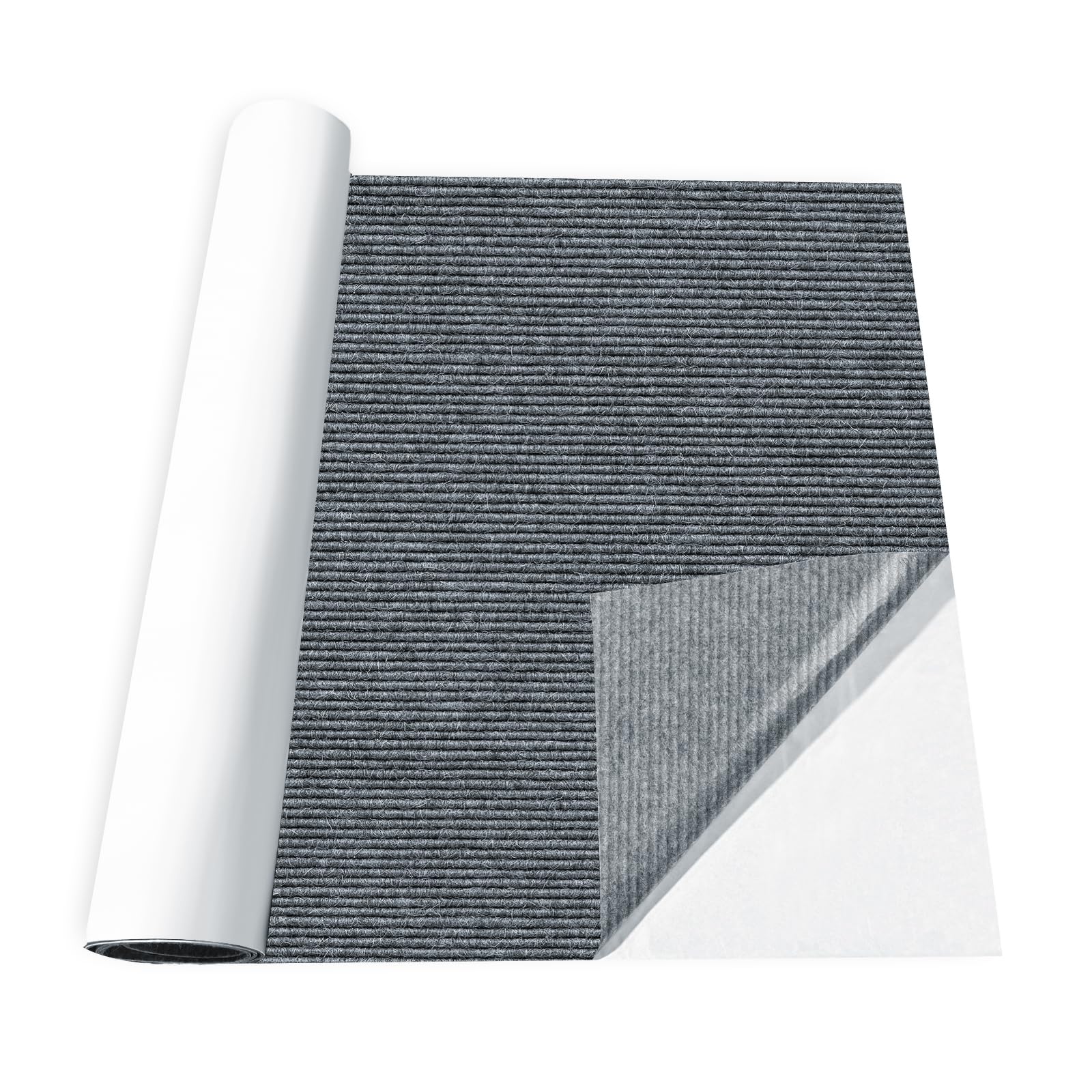 AEHISDHIE front view of marine carpet showing gray color and length, durable protection