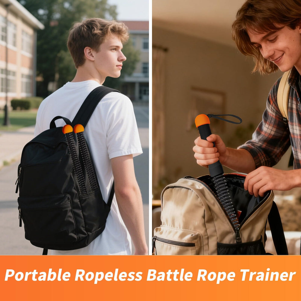 AESTLL ropeless ropes packed in a suitcase showing travel-friendly convenience