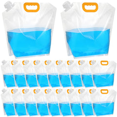 Afcabakila front view clear pouch showing capacity and portability