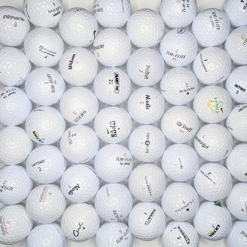 AFFORDABALL GOLF balls stored in a golf bag, handy backup supply benefit