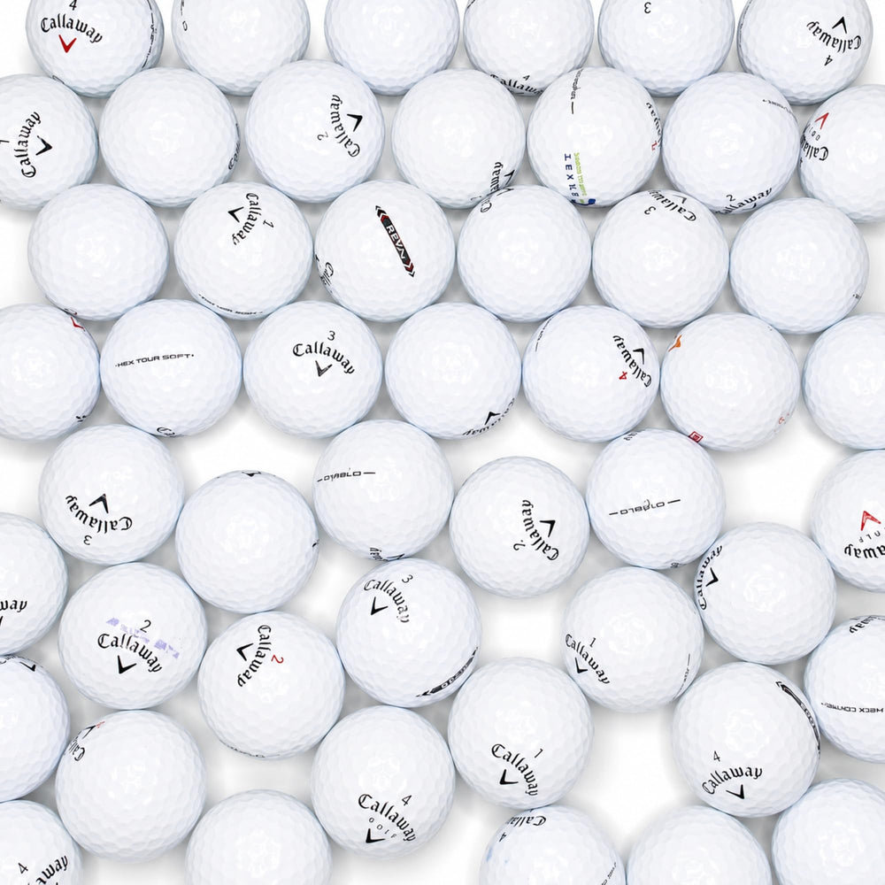 AFFORDABALL GOLF branding and numbers close-up showing model variety and identification