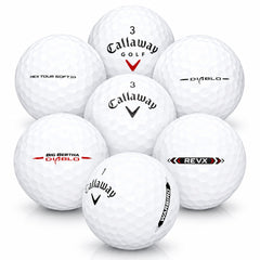 AFFORDABALL GOLF front packaging showing 50 recycled Callaway balls and value