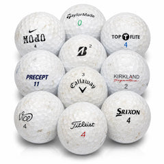 AFFORDABALL GOLF front packaging showing 50 recycled white balls and affordable value