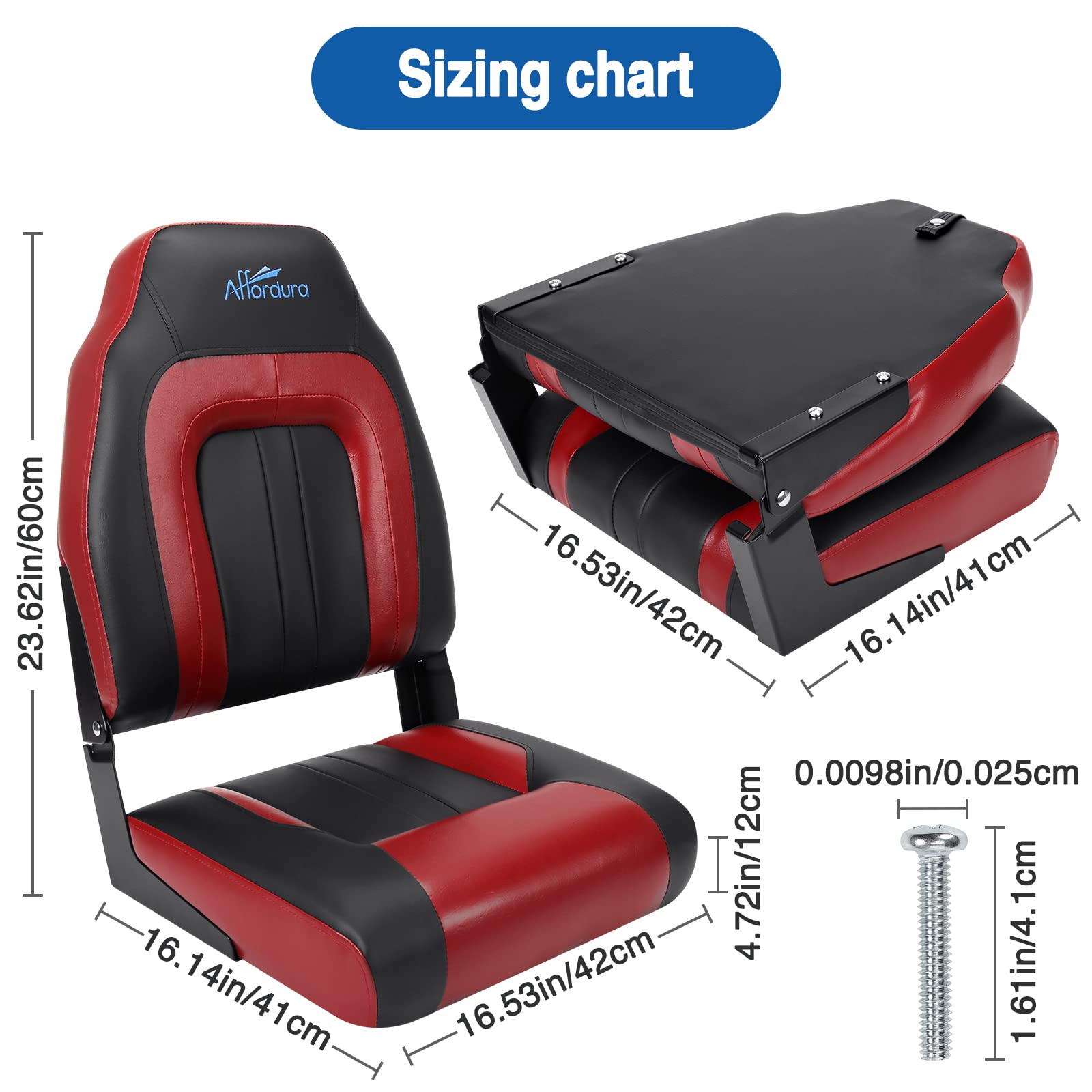 Affordura boat seat installed on pontoon boat illustrating comfortable seating on deck