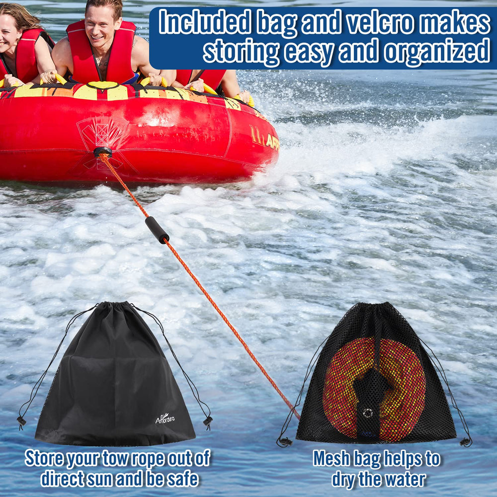 Affordura laid flat showing the four detachable sections and adjustable lengths