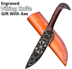 Afhzam axe head close-up showing carbon-steel texture and edge detail