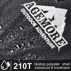 AGEMORE sleeping bag compressed in included sack, portable and easy to carry