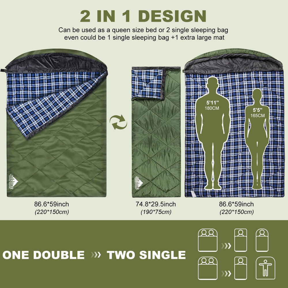AGEMORE unzipped into extra-large blanket demonstrating versatile use