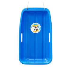 AGPTEK front view of blue toboggan showing compact ready-to-use design