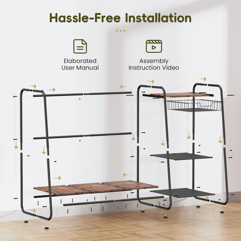 AGUstrike wood shelf and steel frame close-up showing durable finish
