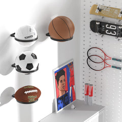 AIDILI side profile with ball in holder demonstrating snug fit and easy access