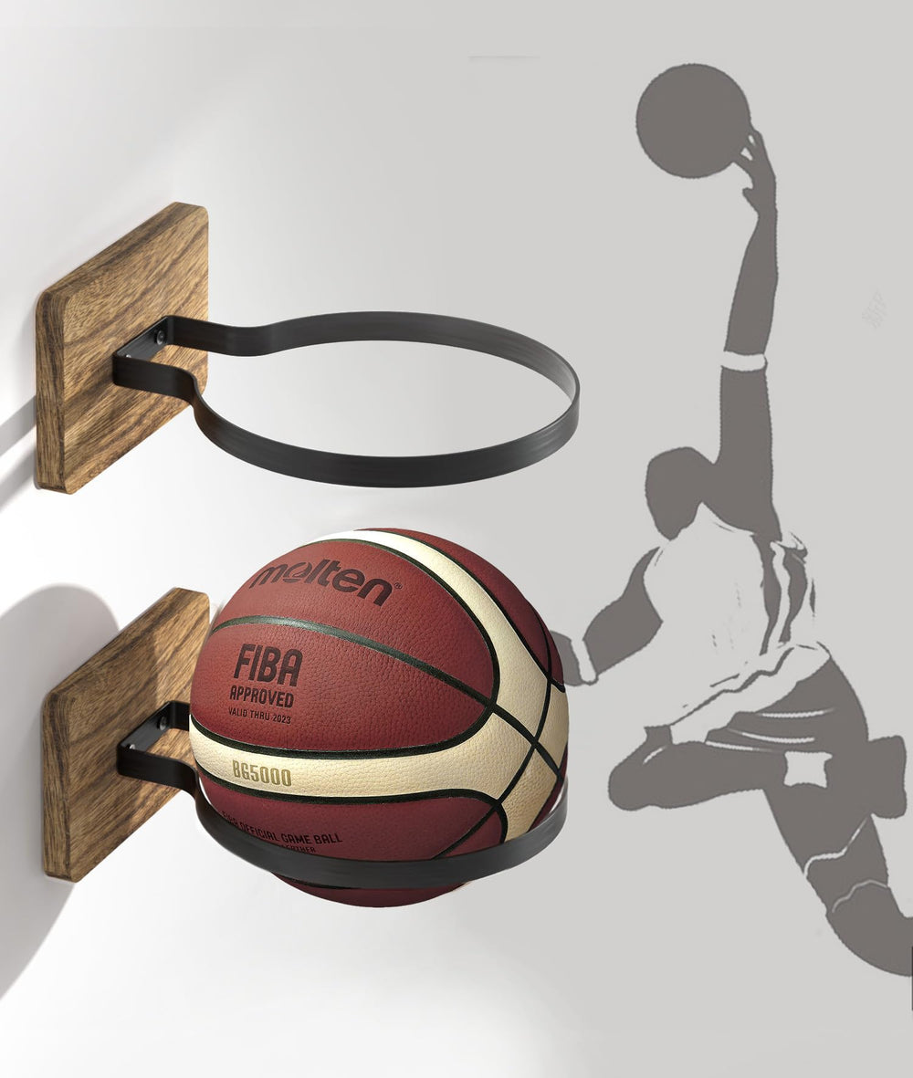 AIDILI front view wall display showing neat ball storage and rustic styling