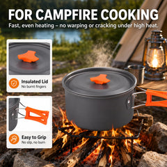 aiGear frying pan in use sizzling bacon showing even heat and cooking reliability